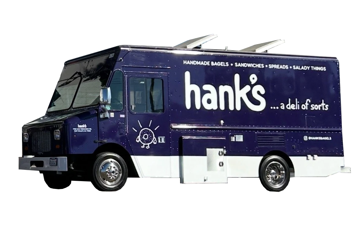 Hank's Bagels catering truck